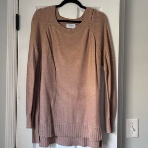 Old Navy Women's Camel Crew Neck Sweater